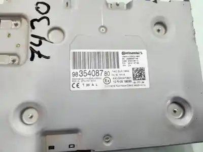 Second-hand car spare part gps navigation system for citroen berlingo shine m oem iam references 9835408780  