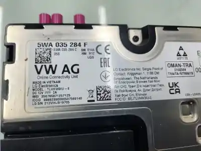 Автозапчастина б/у електронний модуль для skoda octavia combi (nx5) rs 244 cv / 180 kw посилання на oem iam 5wa035284f  