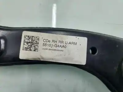 Автозапчасти б/у верхний задний правый рычаг подвески за kia xceed drive 160 cv / 118 kw ссылки oem iam 55101g4aa0  