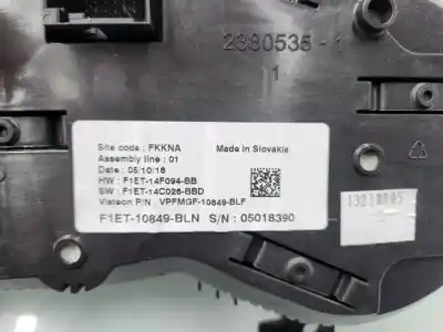 Peça sobressalente para automóvel em segunda mão quadrante por ford grand c-max (ceu) trend 120 cv / 88 kw referências oem iam f1et10849bln  