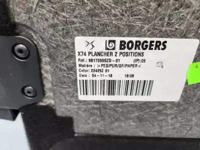 Pezzo di ricambio per auto di seconda mano tappezzerie per baule per ds ds 7 crossback (j4_, jr_, jc_) 2.0 bluehdi 180 (jjehzr) riferimenti oem iam 98173596zd  