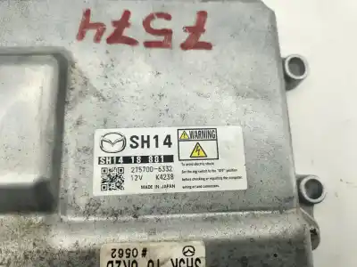 Second-hand car spare part ecu engine control for mazda 6 lim. (gh) (.2012->) evolution 150 cv / 110 kw oem iam references sh1418881