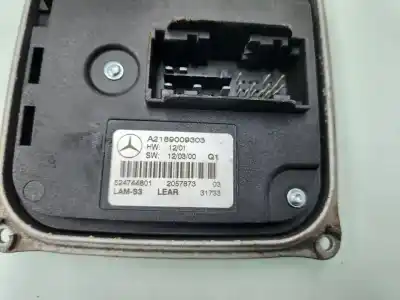 İkinci el araba yedek parçası KONTROL ÜNITESI XENON FARLAR için MERCEDES-BENZ CLASE A (W176)  OEM IAM referansları A2189009303  