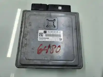 Peça sobressalente para automóvel em segunda mão centralina de motor uce por seat leon (1p1) reference referências oem iam 03l906023ab  