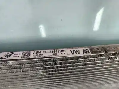 Second-hand car spare part air conditioning condenser / radiator for volkswagen t-roc (d11) r-line 149 cv / 110 kw oem iam references 5q0816411bd