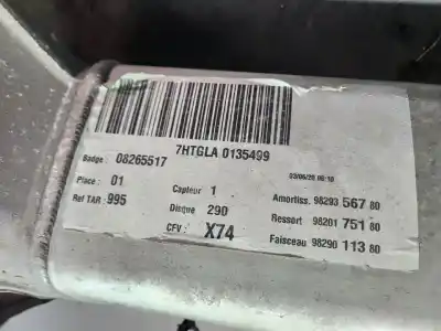 Автозапчастина б/у задня вісь для ds 7 crossback performance line посилання на oem iam 9640718610  