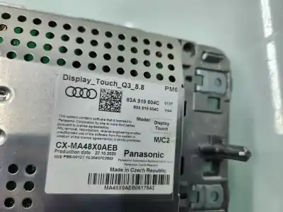 Автозапчастина б/у багатофункційний дисплей для audi q3 (f3b) 35 tdi посилання на oem iam 83a919604c  