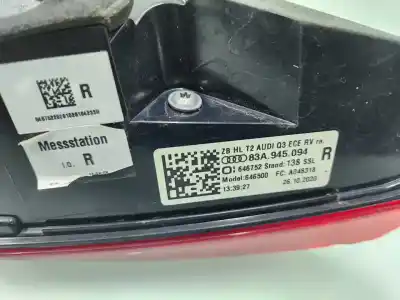 Автозапчастина б/у внутрішній правий завод для audi q3 (f3b) 35 tdi посилання на oem iam 83a945094  