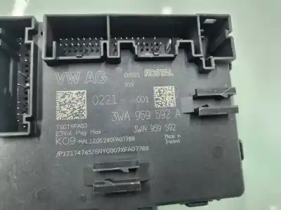 Автозапчастина б/у електронний модуль для volkswagen crafter kasten (sy) furgón 35 bl ta fwd посилання на oem iam 3wa959592a