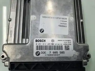 Second-hand car spare part ecu engine control for bmw serie 3 coupe (e92) 330d oem iam references 7805585  