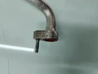 Автозапчастина б/у труби кондиціонації для seat leon (5f1) reference посилання на oem iam 5q0816743c  