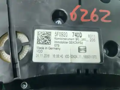 Автозапчасти б/у приборная доска за seat leon (5f1) reference ссылки oem iam 5f0920740d