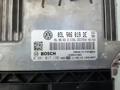 Second-hand car spare part ecu engine control for seat exeo (3r2) 2.0 tdi oem iam references 03l906019de  