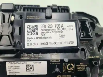 Tweedehands auto-onderdeel INSTRUMENTENPANEEL voor SEAT ARONA FR OEM IAM-referenties 6F0920790A  