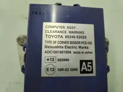 Pezzo di ricambio per auto di seconda mano modulo elettronico per lexus is200 (ds2/is2) 220d riferimenti oem iam 8934053020  