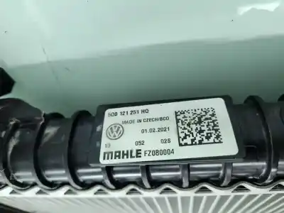 Second-hand car spare part WATER RADIATOR for VOLKSWAGEN TIGUAN (AD1, AX1) 2.0 TDI OEM IAM references 5Q0121251HQ  
