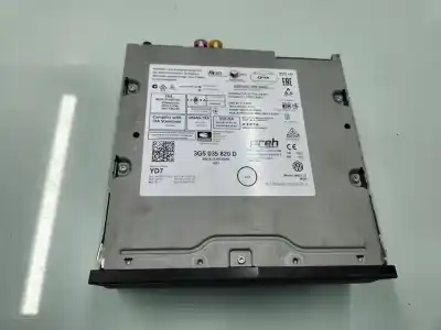 Second-hand car spare part gps navigation system for volkswagen tiguan (ad1, ax1) 2.0 tdi oem iam references 3g5035820d  