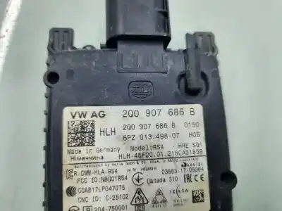 Автозапчастина б/у електронний модуль для volkswagen tiguan (ad1, ax1) 2.0 tdi посилання на oem iam 2q0907686b  