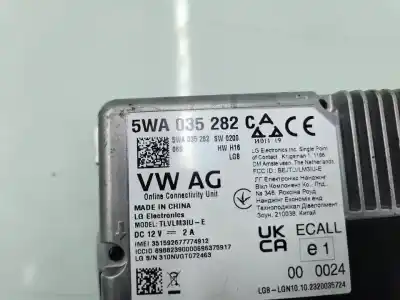 Peça sobressalente para automóvel em segunda mão MÓDULO ELETRÔNICO por VOLKSWAGEN T6.1 TRANSPORTER FURGÓN (SH)  Referências OEM IAM 5WA035282  