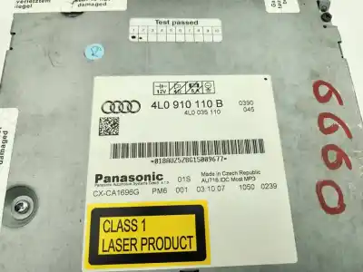 Автозапчасти б/у аудиосистема / радио cd за audi q7 (4l) 3.0 v6 24v tdi ссылки oem iam 4l0910110b  