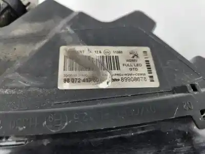 Pezzo di ricambio per auto di seconda mano faro anteriore sinistro per peugeot 508 allure riferimenti oem iam 9807241780