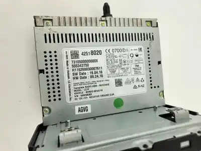 Second-hand car spare part multifunction display for opel adam jam ecoflex oem iam references 42518020  