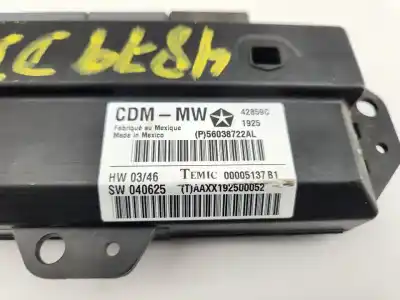 Second-hand car spare part electronic module for chrysler 300 c 3.0 crd cat oem iam references 56038722al  