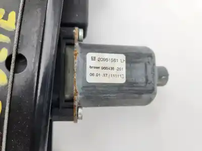Second-hand car spare part driver left window regulator for opel adam jam ecoflex oem iam references 20951581