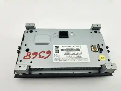 Автозапчастина б/у багатофункційний дисплей для seat leon (5f1) 2.0 tdi посилання на oem iam 5f0919603a  