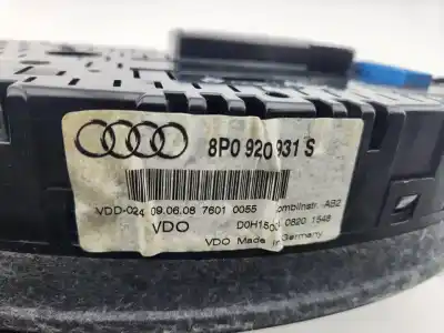 Peça sobressalente para automóvel em segunda mão Quadrante por AUDI A3 (8P) 2.0 TDI Ambiente (DPF) Referências OEM IAM 8P0920931S  