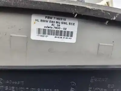 Peça sobressalente para automóvel em segunda mão farolim traseiro direito por bmw x3 (e83) 2.0d referências oem iam 7162210