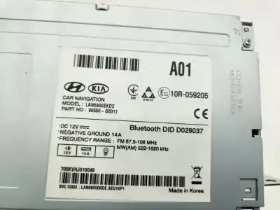 Second-hand car spare part multifunction display for kia niro concept oem iam references 96550g5011