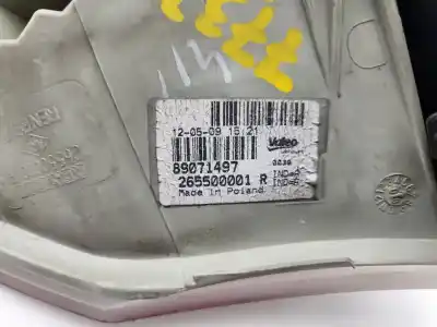 Second-hand car spare part right tailgate light for renault laguna iii expression oem iam references 89071497  