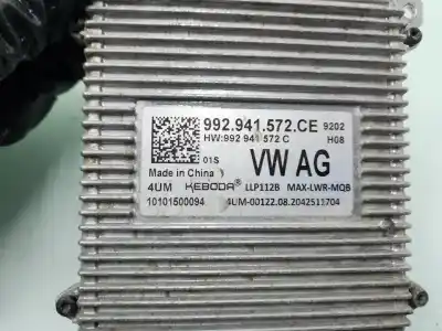 Second-hand car spare part left xenon headlight power module for volkswagen tiguan (ad1, ax1) 2.0 tdi oem iam references 992941572ce  