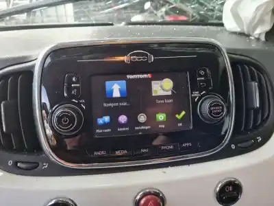 Second-hand car spare part multifunction display for fiat 500 500 lounge 80 cv / 59kw oem iam references 7356248620  