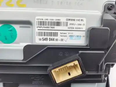 Peça sobressalente para automóvel em segunda mão quadrante por citroen c5 x 1.6 plug-in feel 150 cv / 110 kw referências oem iam 9854904480  