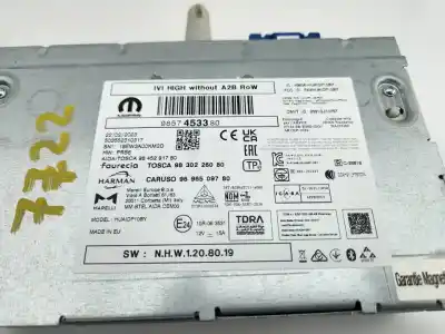 Pezzo di ricambio per auto di seconda mano impianto audio / radio cd per citroen c5 x 1.6 plug-in feel 150 cv / 110 kw riferimenti oem iam 9857453380  
