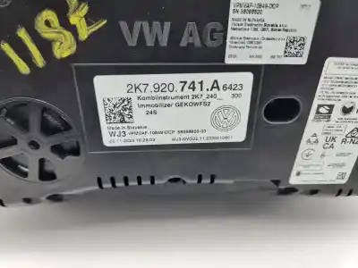 Автозапчасти б/у приборная доска за volkswagen caddy cargo (sba/sbh) base 74 cv / 55 kw ссылки oem iam 2k7920741a