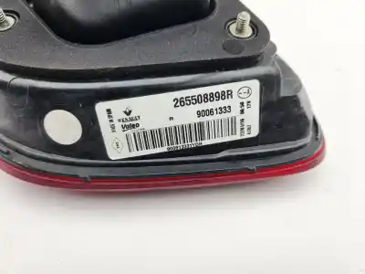 Автозапчасти б/у внутренний правый задний фонарь за renault kadjar xmod 110 cv / 81 kw ссылки oem iam 265508898r  