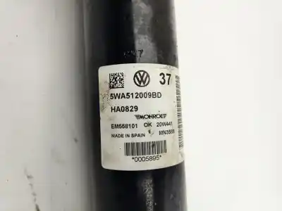 Second-hand car spare part right rear shock absorber for cupra leon (kl1) basis e-hybrid 204 cv / 150 kw oem iam references 5wa512009bd  