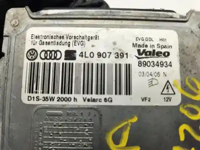 Автозапчастина б/у правий блок управління ксеноновими фарами для seat toledo iii (5p2) 2.0 tdi 16v посилання на oem iam 4l0907391  
