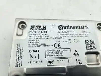 Second-hand car spare part electronic module for renault clio v equilibre 100 cv / 74 kw oem iam references 2591a6180r  