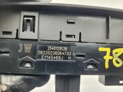 Second-hand car spare part left front power window switch for renault gran scenic zen 158 cv / 116 kw oem iam references 254012952r  