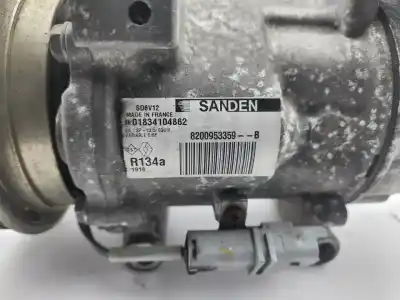 Автозапчастина б/у компресор кондиционера для renault kangoo ii (f/kw0) profesional 90 cv / 66 kw посилання на oem iam 8200953359  