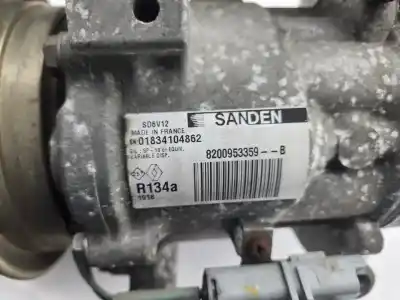 Автозапчастина б/у компресор кондиционера для renault kangoo ii (f/kw0) profesional 90 cv / 66 kw посилання на oem iam 8200953359  