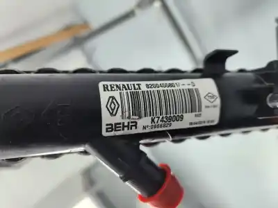 Second-hand car spare part water radiator for renault kangoo ii (f/kw0) profesional 90 cv / 66 kw oem iam references 8200455801
