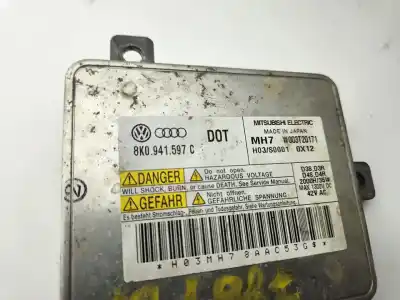 Second-hand car spare part right xenon headlight power module for audi a1 (8x) ambition 185 cv / 136 kw oem iam references 8k0941597c  
