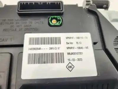 Автозапчасти б/у приборная доска за renault arkana (eu version) techno 140 cv / 103 kw ссылки oem iam 248098284r  