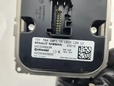 Автозапчастина б/у блок управління ксеноновими фарами ліва для renault arkana (eu version) techno 140 cv / 103 kw посилання на oem iam 260556623r  