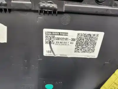 Second-hand car spare part right front door trim for cupra leon (kl1) basis e-hybrid 204 cv / 150 kw oem iam references 5fa867012t  